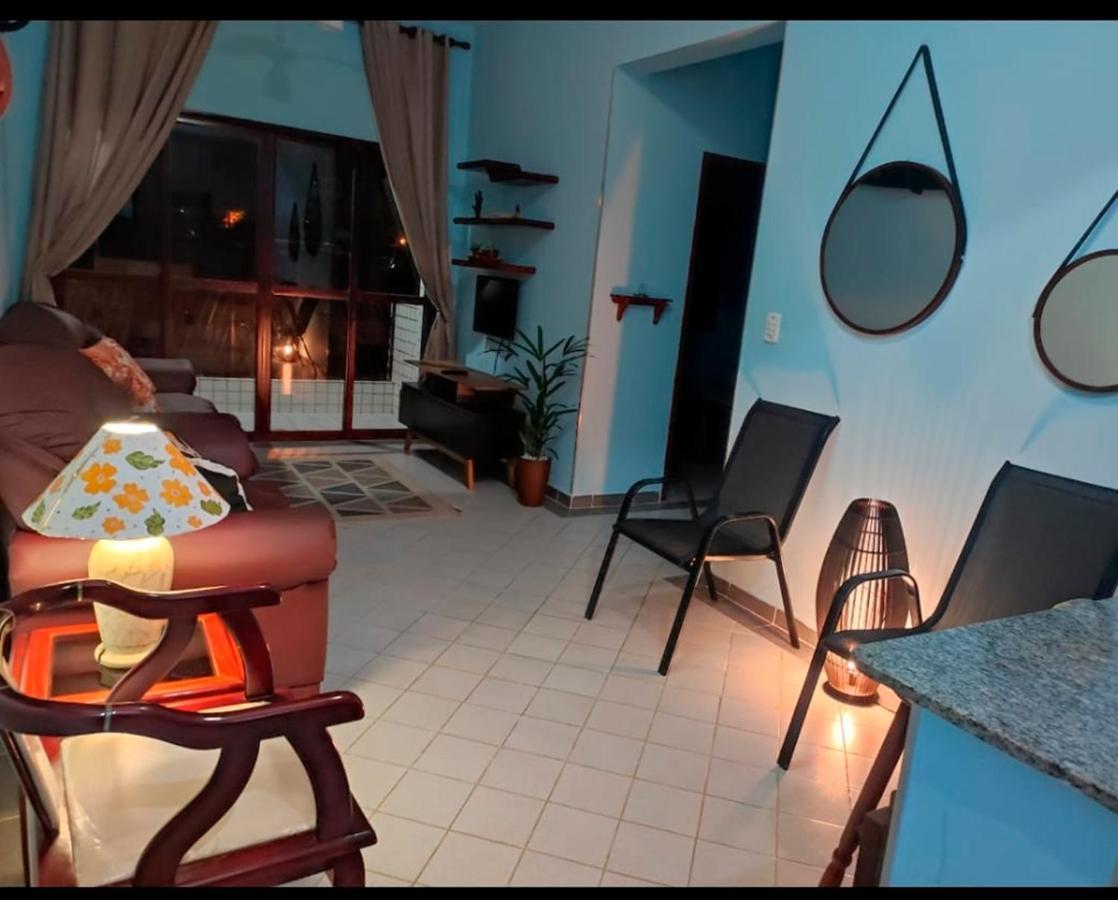 شقة Ap Beira-Mar Com Wi-Fi E Garagem Mongaguá المظهر الخارجي الصورة